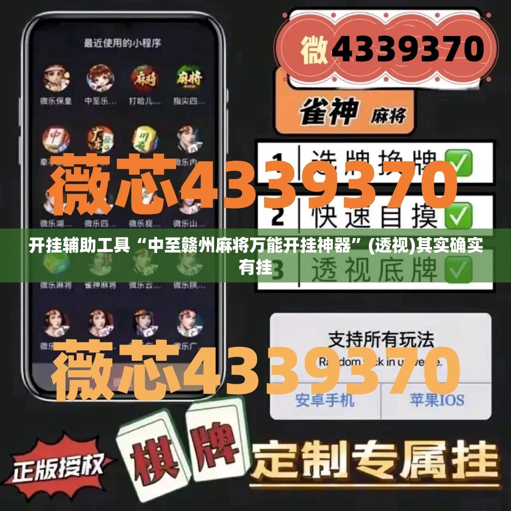 开挂辅助工具“中至赣州麻将万能开挂神器”(透视)其实确实有挂