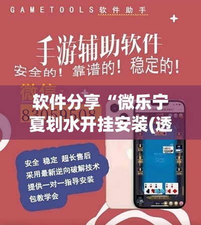 软件分享“微乐宁夏划水开挂安装(透视)”开挂辅助脚本+详细开挂安装教程