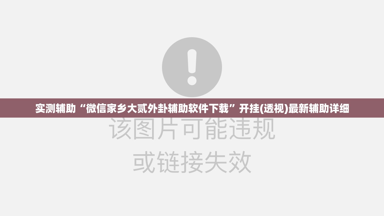 实测辅助“微信家乡大贰外卦辅助软件下载	”开挂(透视)最新辅助详细