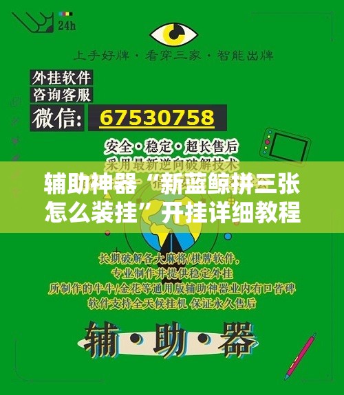 辅助神器“新蓝鲸拼三张怎么装挂	”开挂详细教程