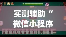 实测辅助“微信小程序微乐捉鸡麻将怎么开挂	”开挂(透视)辅助教程
