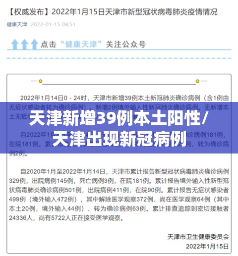 天津新增39例本土阳性/天津出现新冠病例