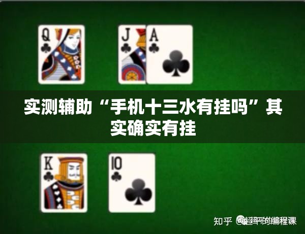 实测辅助“手机十三水有挂吗”其实确实有挂