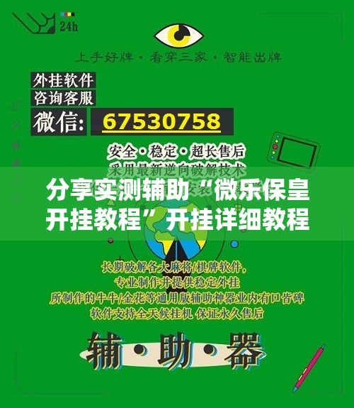 分享实测辅助“微乐保皇开挂教程”开挂详细教程