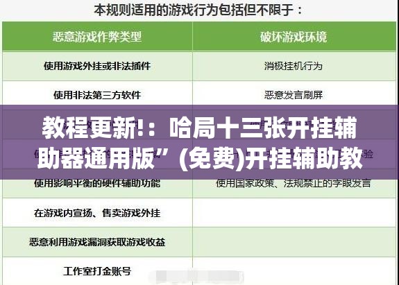 教程更新!：哈局十三张开挂辅助器通用版”(免费)开挂辅助教学(最新辅助开挂教程)