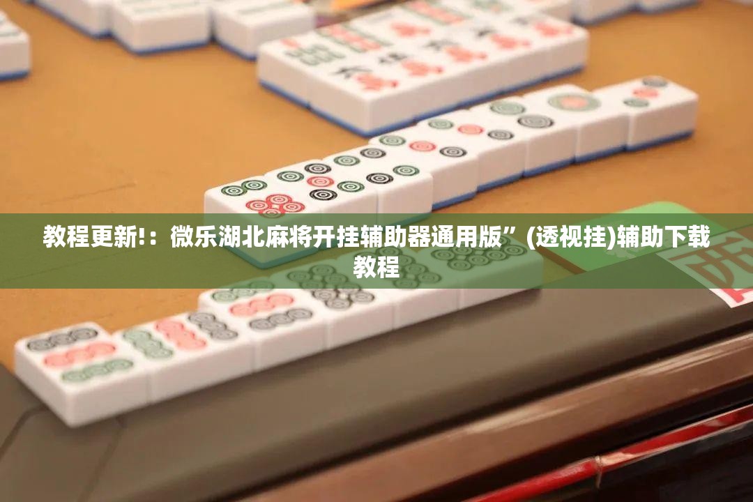 教程更新!：微乐湖北麻将开挂辅助器通用版	”(透视挂)辅助下载教程