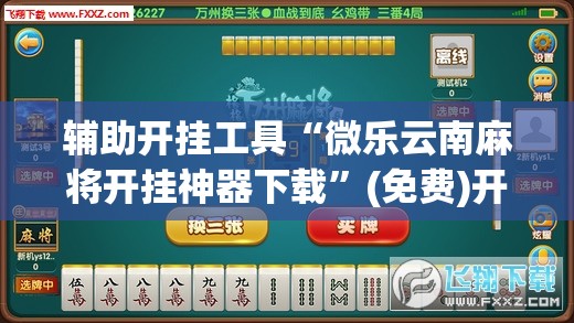 辅助开挂工具“微乐云南麻将开挂神器下载”(免费)开挂辅助教学(最新辅助开挂教程)