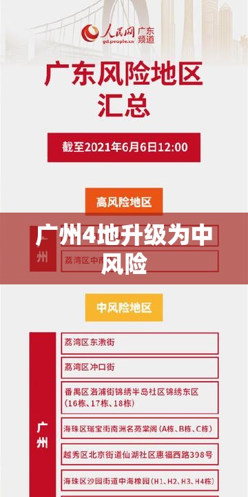 【广州4地升级为中风险/广州区域调整最新消息】