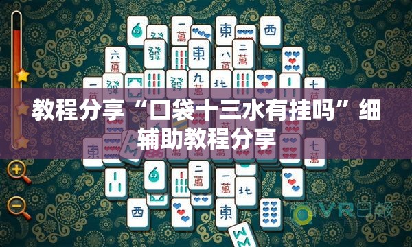 教程分享“口袋十三水有挂吗	”细辅助教程分享
