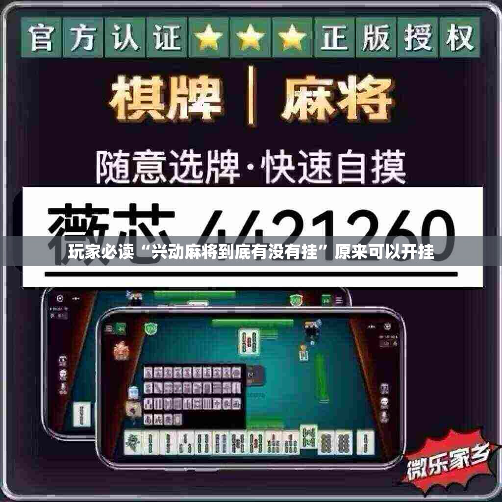 玩家必读“兴动麻将到底有没有挂”原来可以开挂