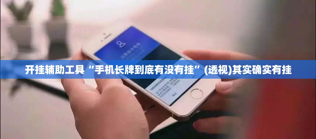 开挂辅助工具“手机长牌到底有没有挂”(透视)其实确实有挂