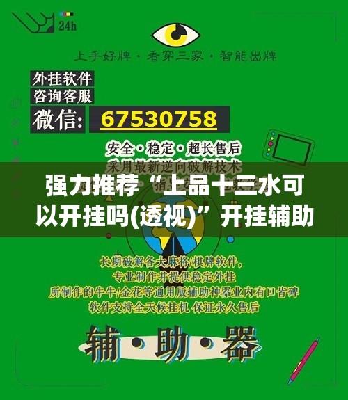 强力推荐“上品十三水可以开挂吗(透视)”开挂辅助脚本+详细开挂安装教程