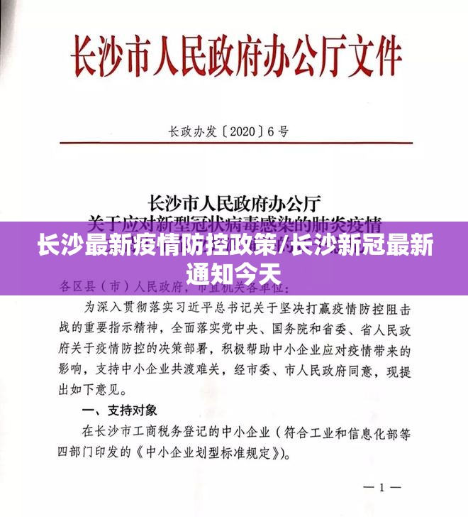 长沙最新疫情防控政策/长沙新冠最新通知今天