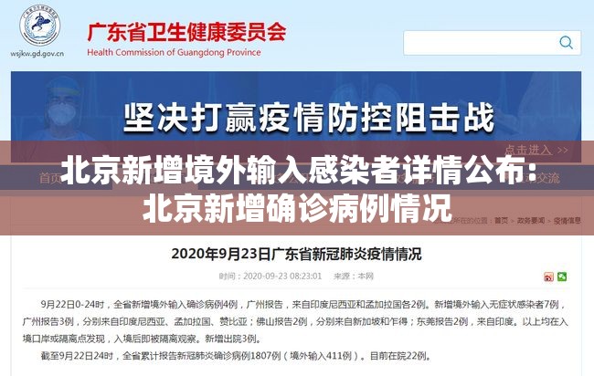 北京新增境外输入感染者详情公布:北京新增确诊病例情况