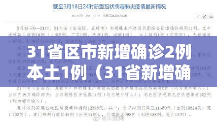 31省区市新增确诊2例本土1例（31省新增确诊22例 其中本土8例）