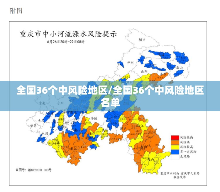 全国36个中风险地区/全国36个中风险地区名单