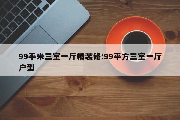 99平米三室一厅精装修:99平方三室一厅户型